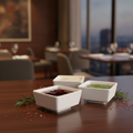 Melamine Square Dipping Bowl 50ml for Restaurants