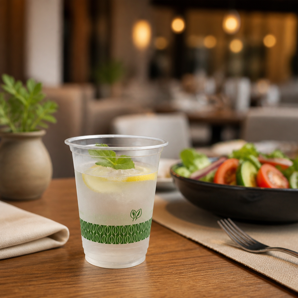 PLA Slim Cold Cups 200ml for Eco-Friendly Beverage Service (Pack of 1000)