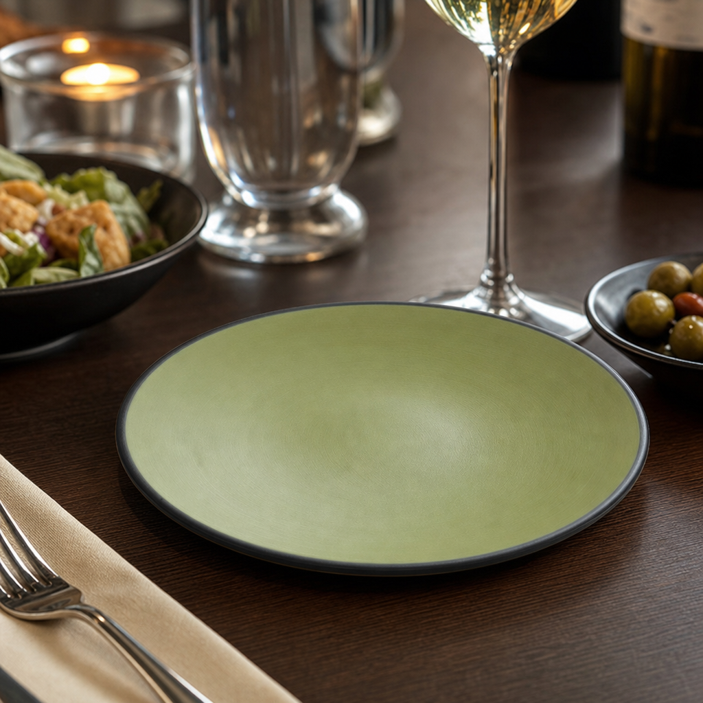 Round Plates 178mm Melamine for Foodservice (Pack of 24)
