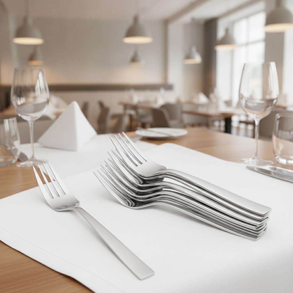 Stainless Steel Table Forks 200mm for Restaurants & Catering (Pack of 12)