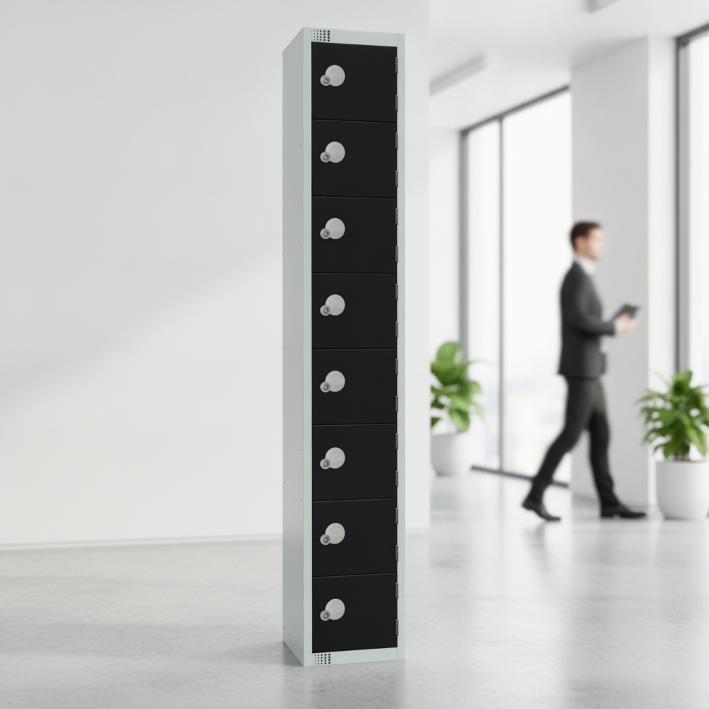 Powder Coated Steel Lockers 300mm Deep for Secure Storage