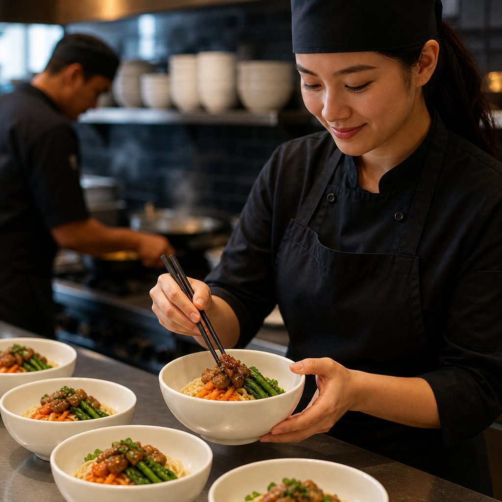 Noodle Bowl 770ml Vitrified Porcelain for Catering (Pack of 6)