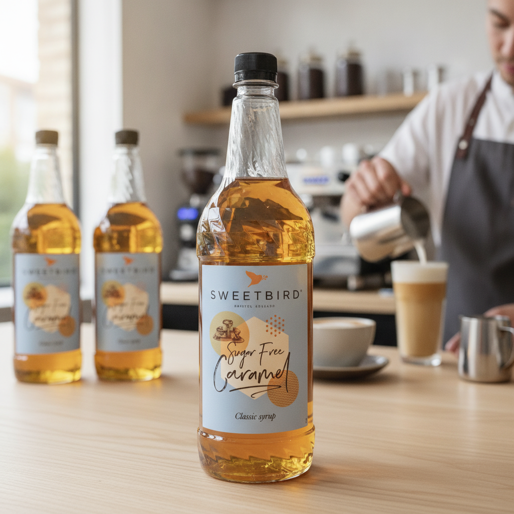 Sugar-Free Caramel Syrup 1L for Coffee and Baking