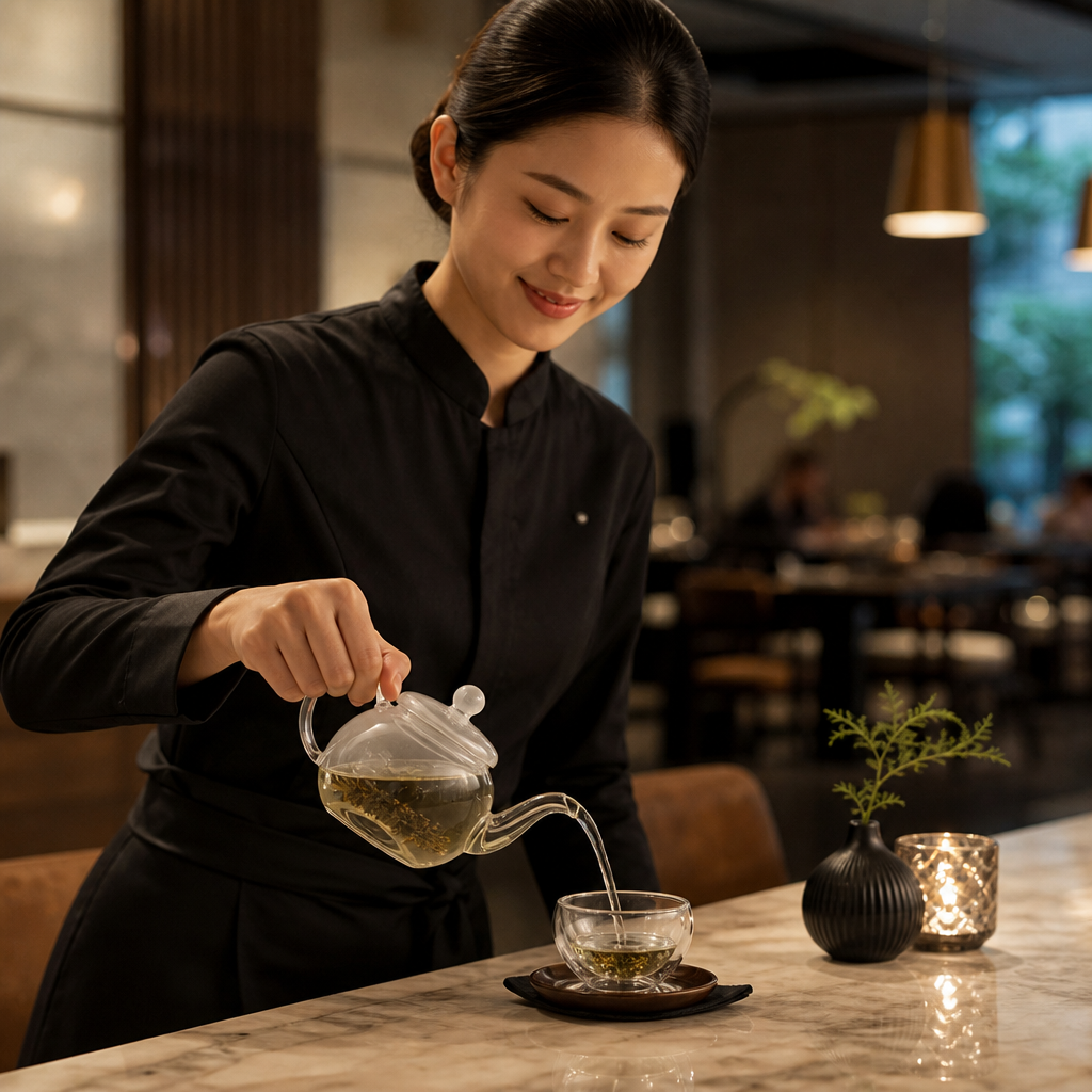 Clear Glass Teapot 80ml for Stylish Beverage Service