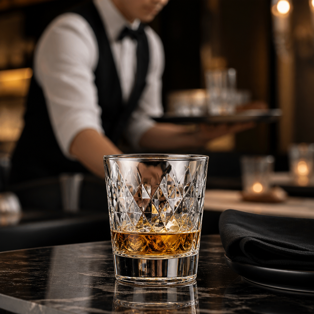 Glass Double Old Fashioned Tumblers 360ml for Bars & Restaurants (Pack of 24)