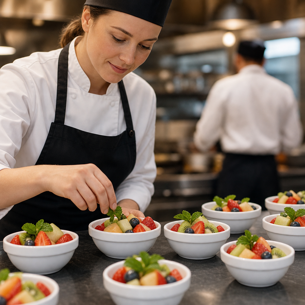 Fruit Bowls 110mm Porcelain for Catering Needs (Pack of 12)