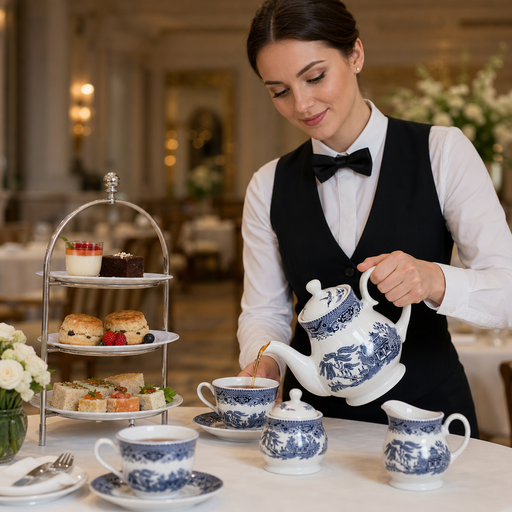 Porcelain Tea and Coffee Pots 420ml for Afternoon Tea (Pack of 4)