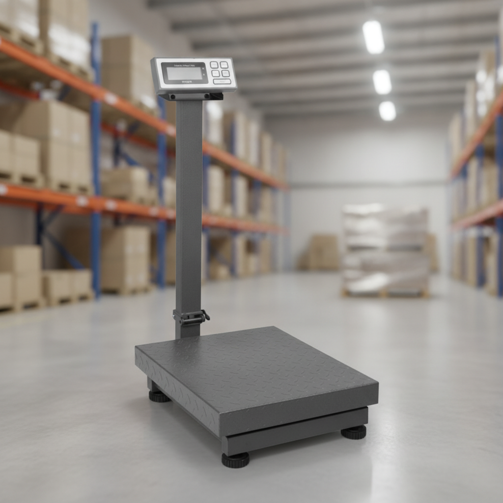 Powder Coated Carbon Steel Digital Floor Scale 300kg for Professional Use