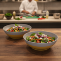 Melamine Deep Serving Bowls 360mm for Creative Buffets (Pack of 2)