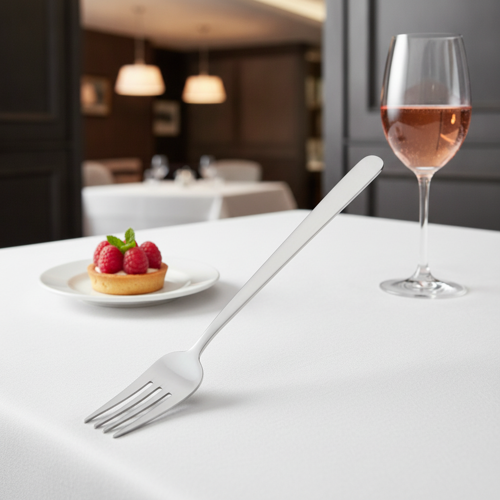 Stainless Steel Dessert Forks 188mm for Elegant Dining (Pack of 12)