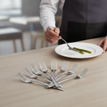 Stainless Steel Table Forks for Modern Dining (Pack of 12)