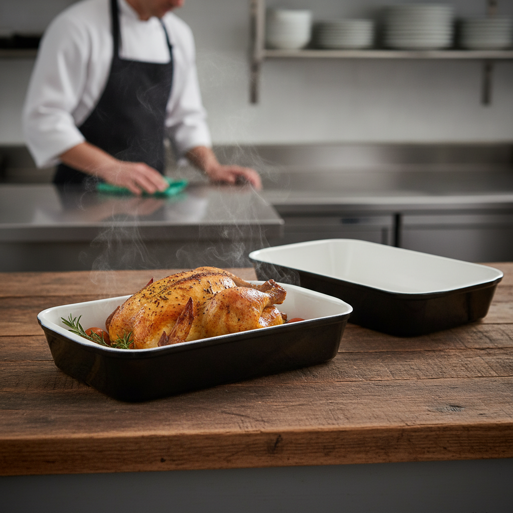 Cast Iron Roasting Dish 3L for Versatile Cooking