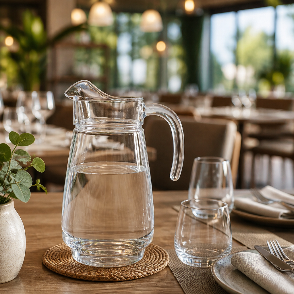 Durable Glass Jug 2.3L for Bars & Cafés (Pack of 6)