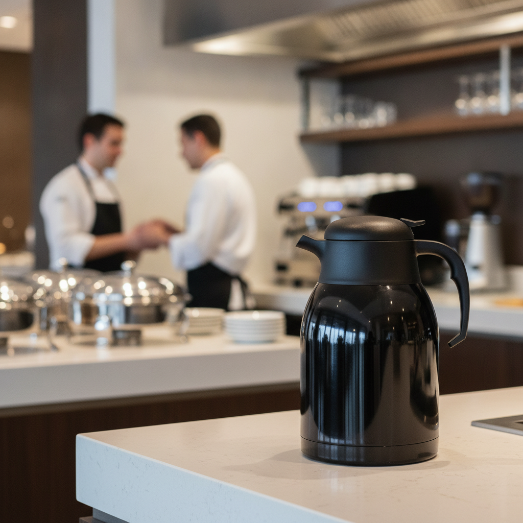 Polypropylene Insulated Hot Drinks Jug 2L for Buffet Services