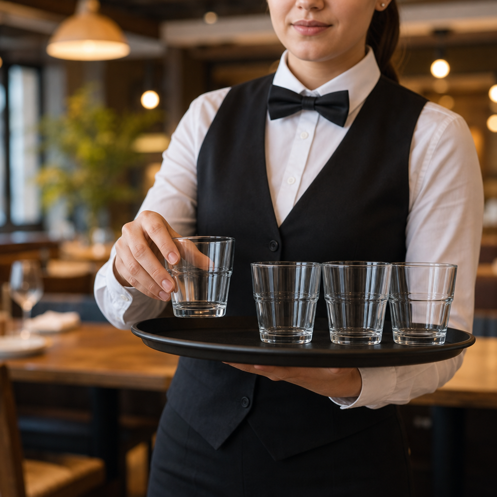 Toughened Glass Stacking Tumblers 230ml for Hotels & Events (Pack of 48)