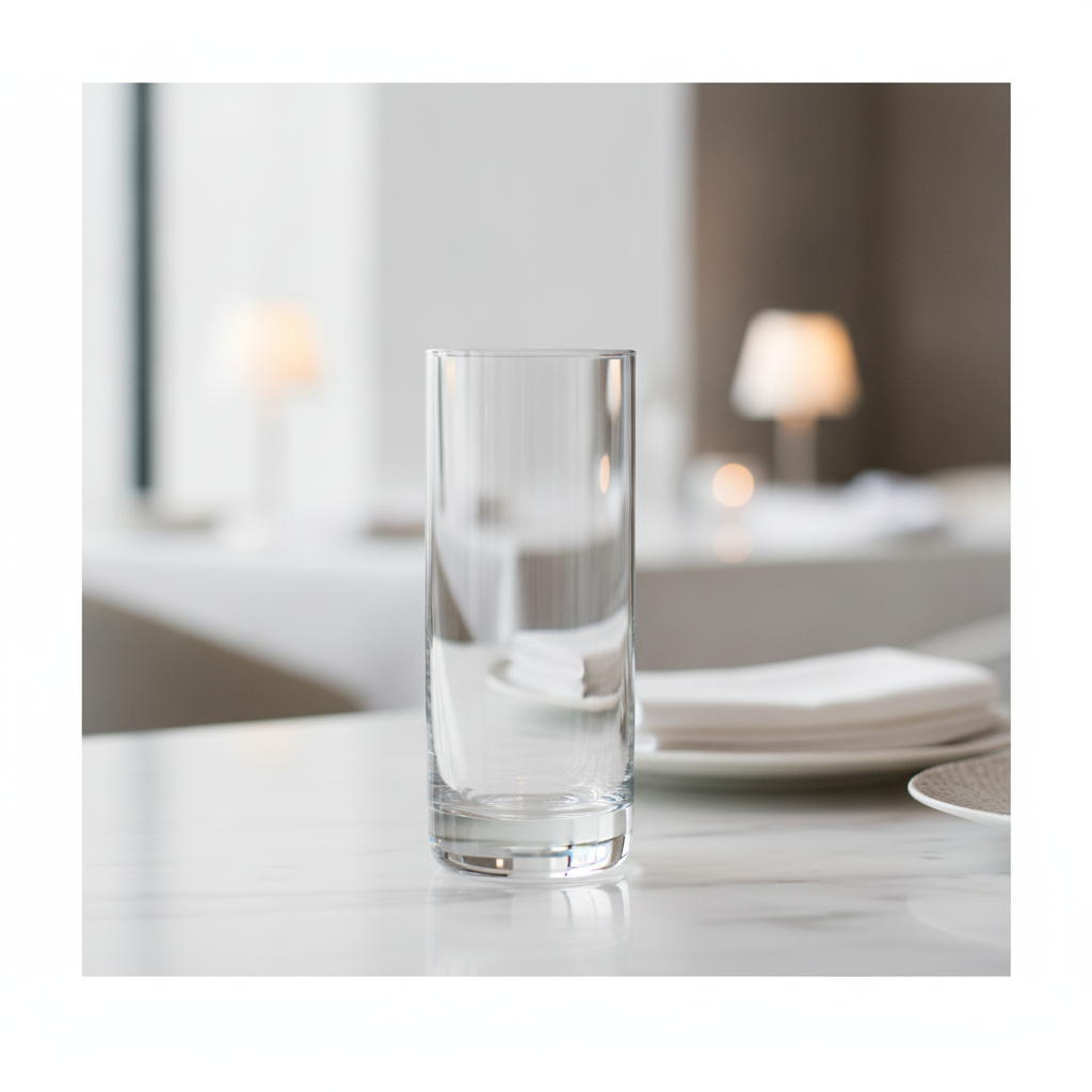 Crystal Hi Ball Glasses 390ml for Bars & Restaurants (Pack of 6)