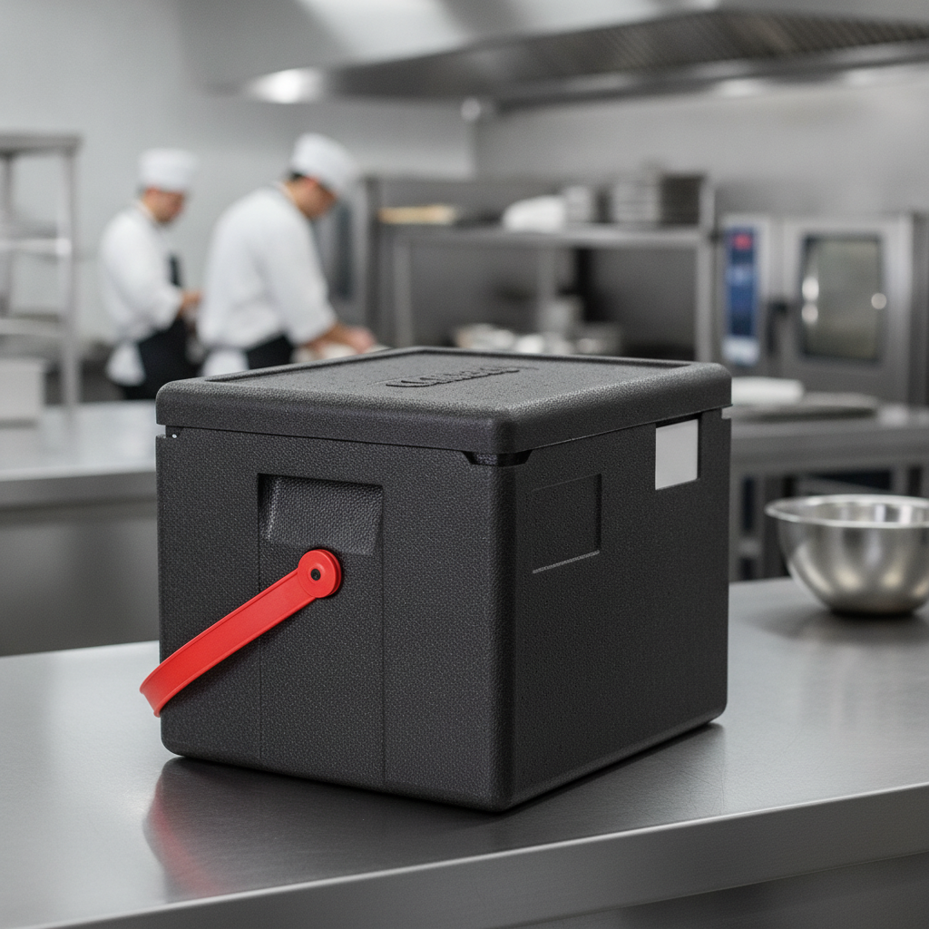Polypropylene Insulated Food Pan Carrier for Mobile Meal Deliveries