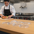 Polypropylene Poke Bowl Lid 1050ml for Takeaway Food (Pack of 300)