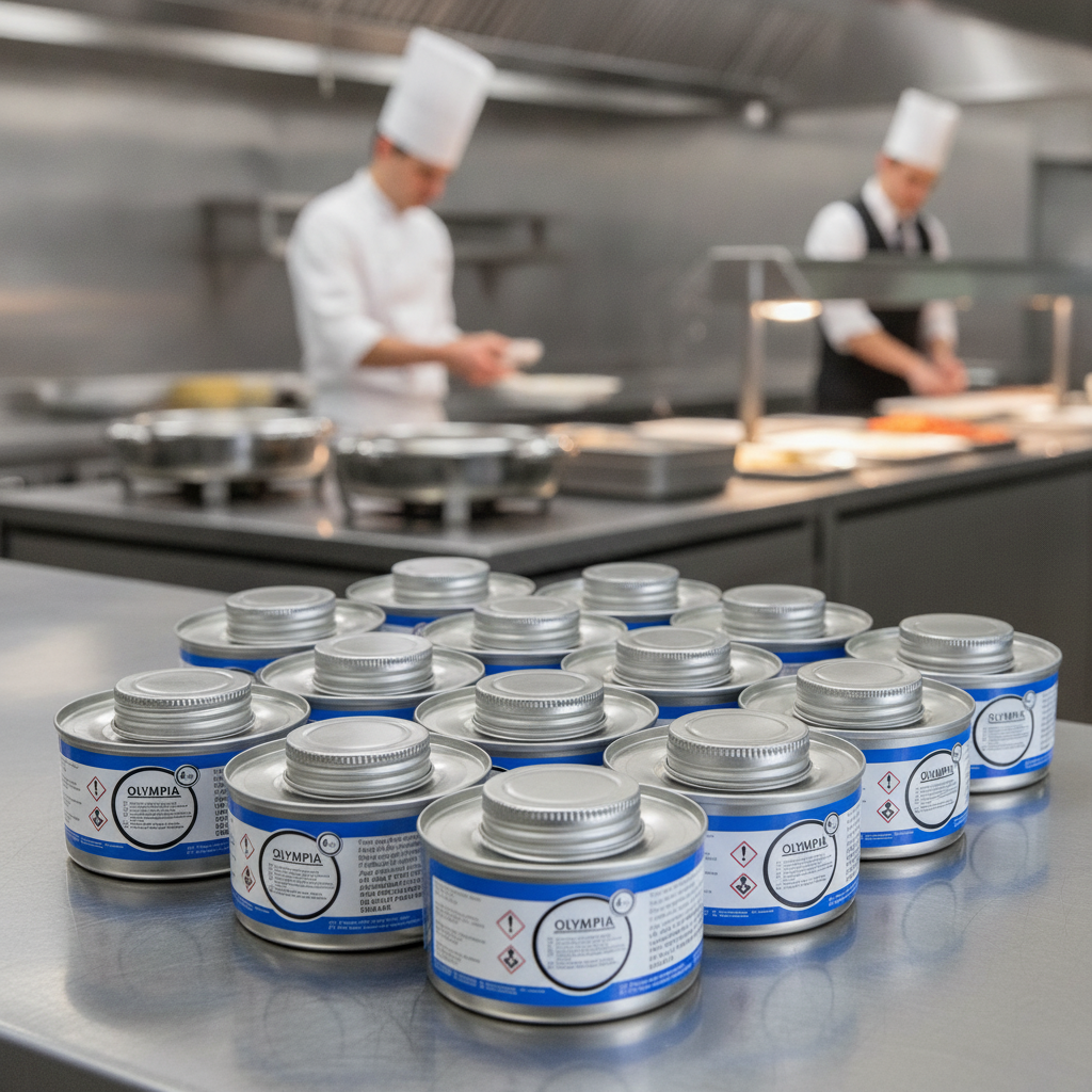 Stainless Steel Liquid Chafing Fuel 4 Hour for Mobile Catering (Pack of 12)