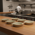 Stoneware Round Individual Dishes 140mm for Serving (Pack of 6)