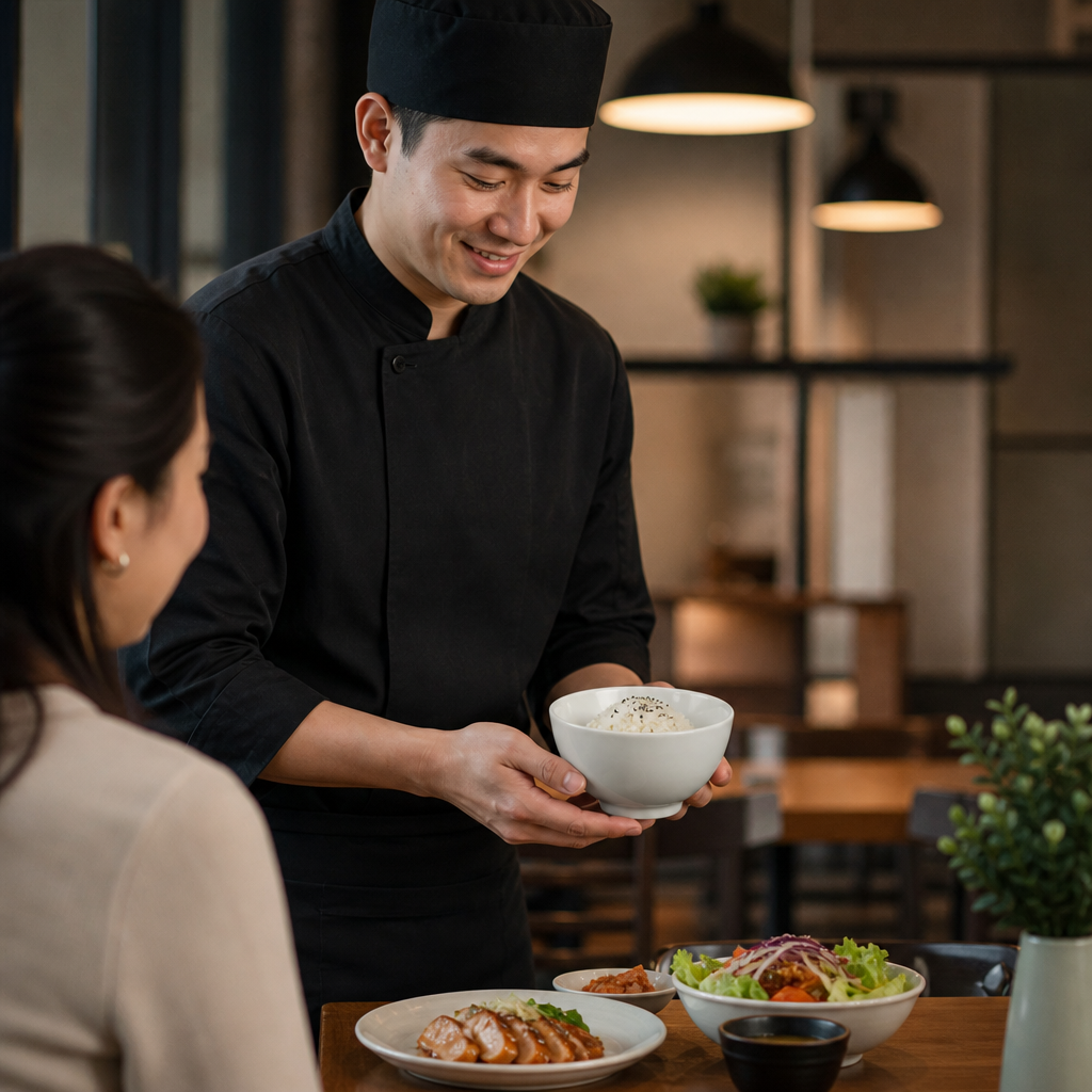 Rice Bowls 390ml Porcelain for Home & Hospitality (Pack of 12)