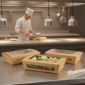 PLA & Paper Salad Box 700ml for Takeaway Service (Pack of 200)