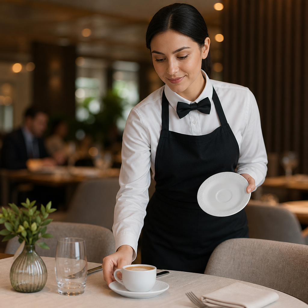 Saucers 128mm White Ceramic for Elegant Dining (Pack of 12)
