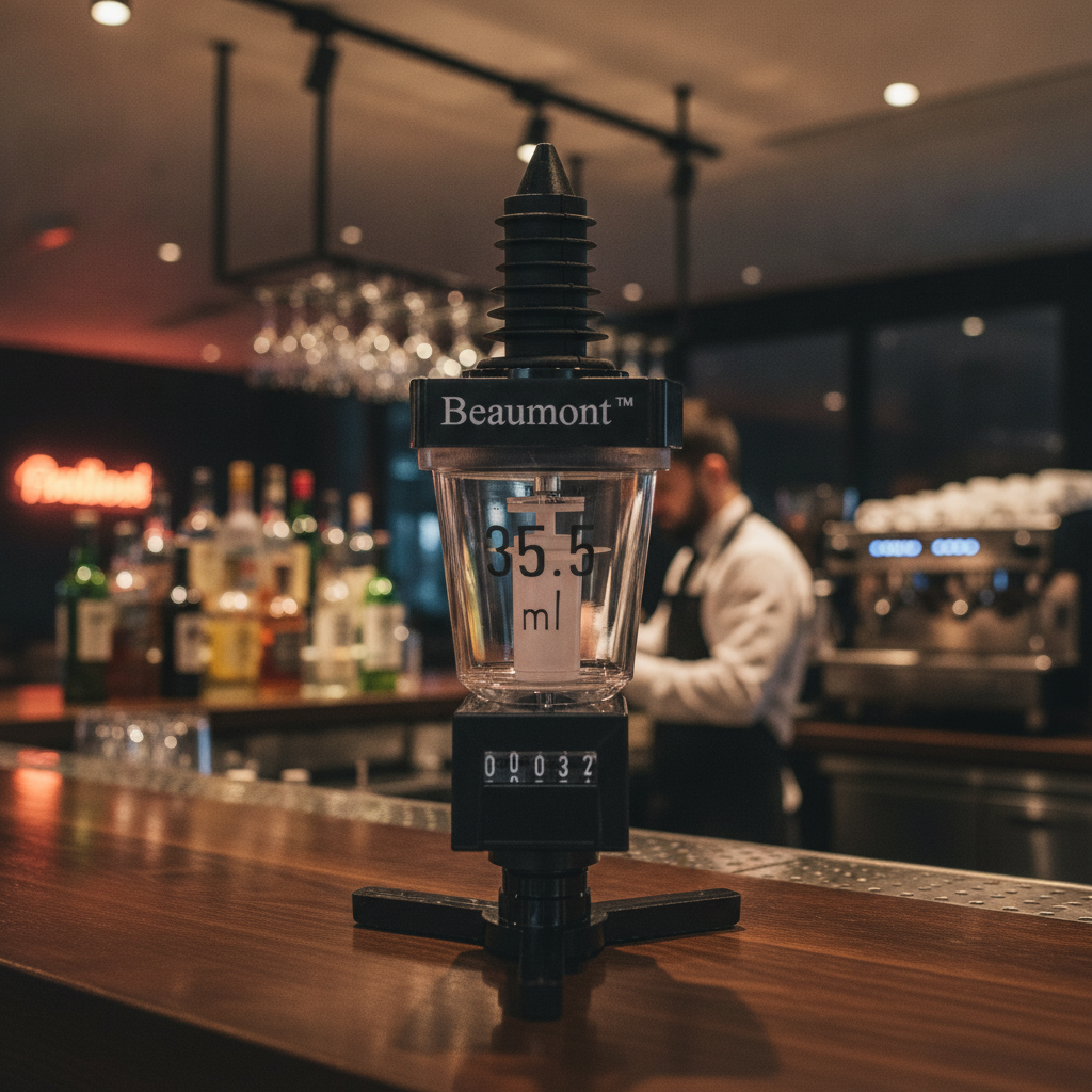 Plastic Black Solo Counter Measure 35.5ml for Bars & Pubs