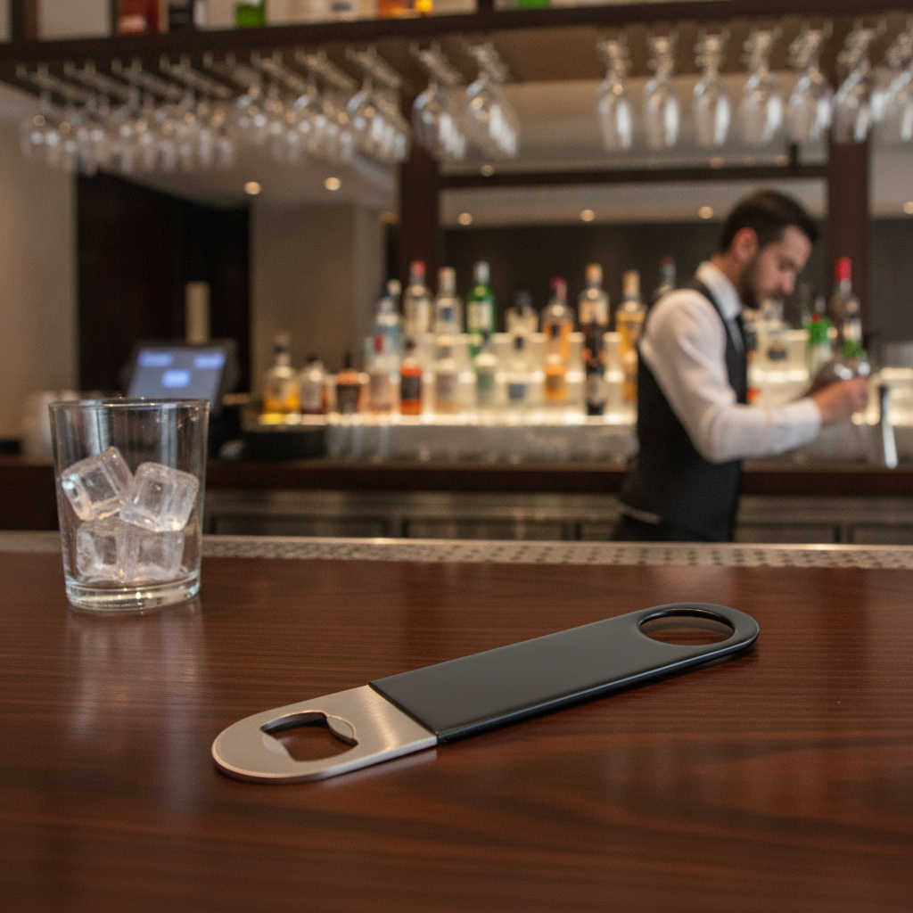 Stainless Steel Vinyl Coated Bar Blade 18cm for Bartenders