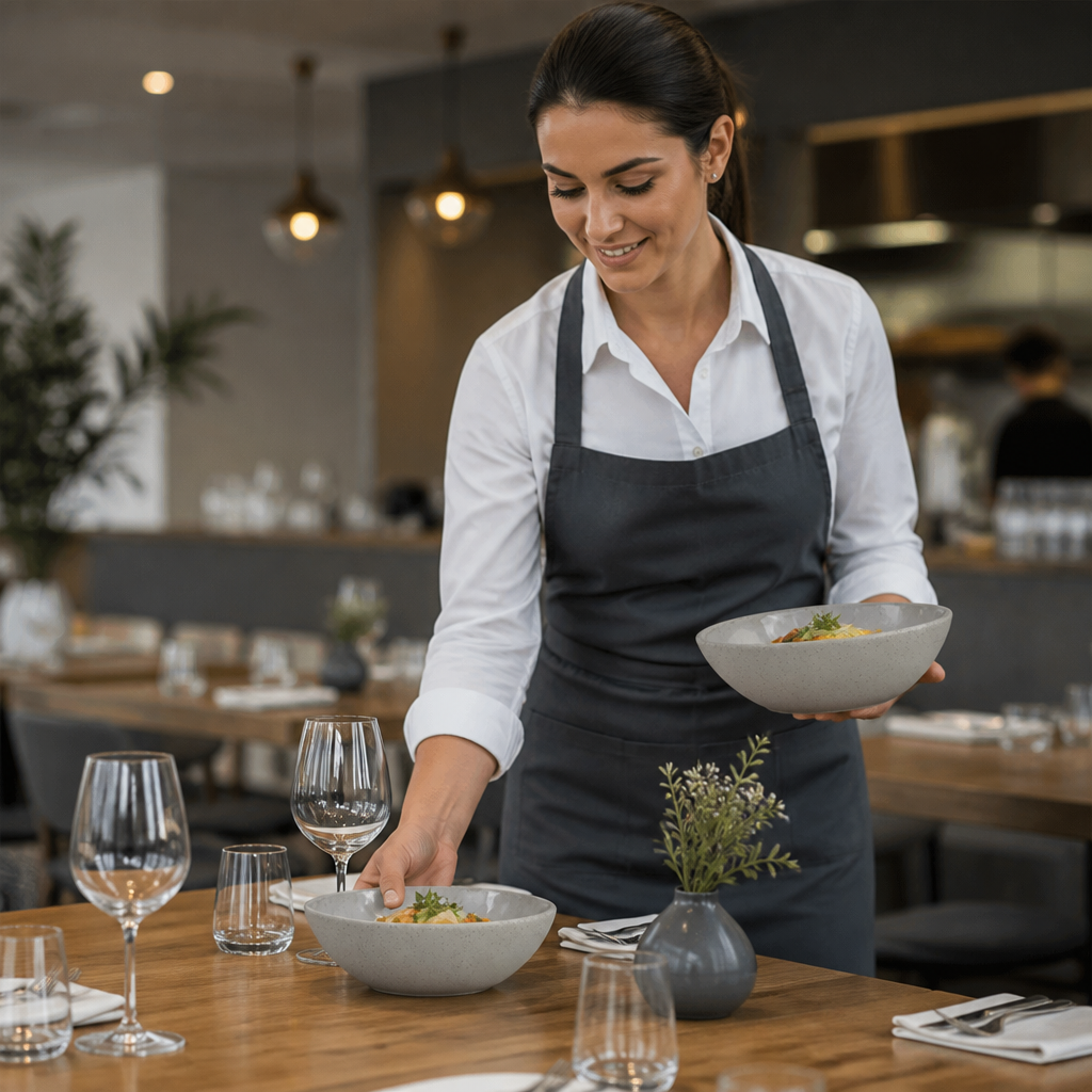 Bowls 150mm Vitrified Stoneware for Dining Tables (Pack of 24)
