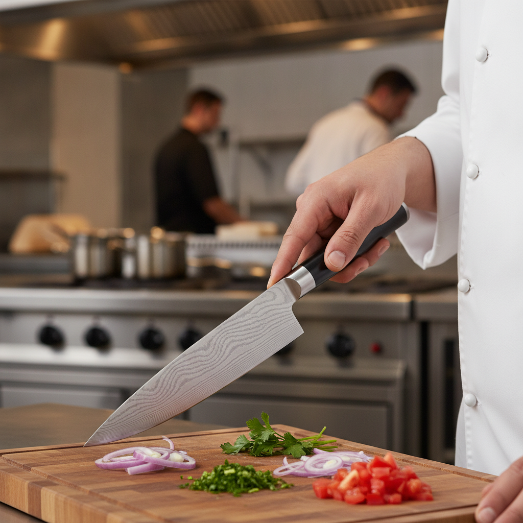 Stainless Steel Chef's Knife 20cm for Professional Use