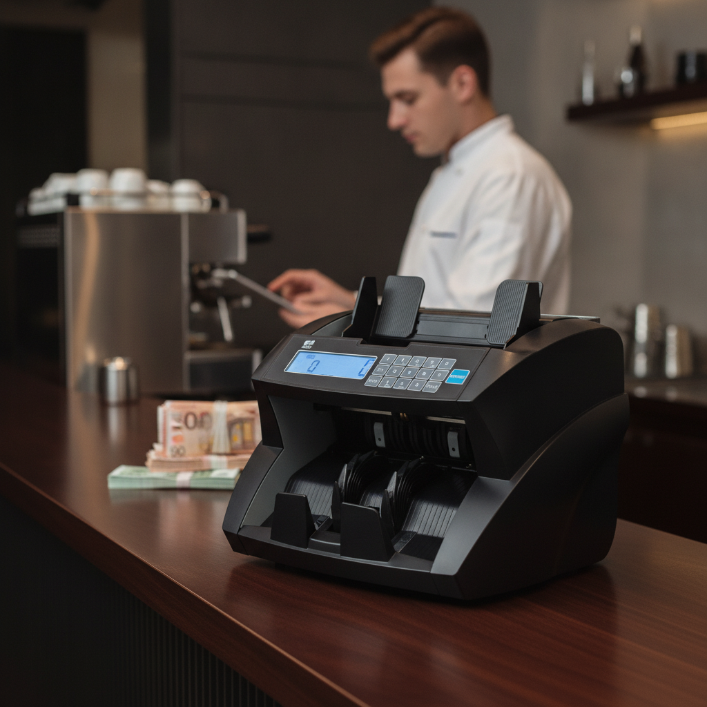 Plastic Banknote Counter with 350 Note Hopper Capacity for Efficient Counting