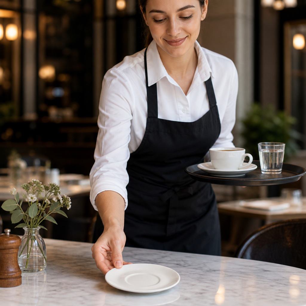 Saucers 156mm Porcelain for Restaurants & Cafés (Pack of 6)