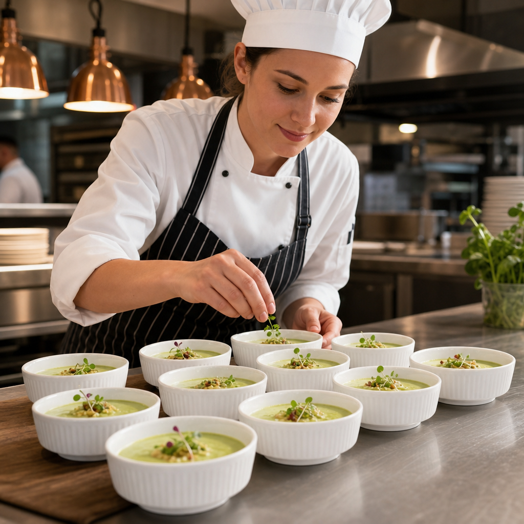 Shallow Bowls 115mm Vitrified Ceramic for Catering (Pack of 12)