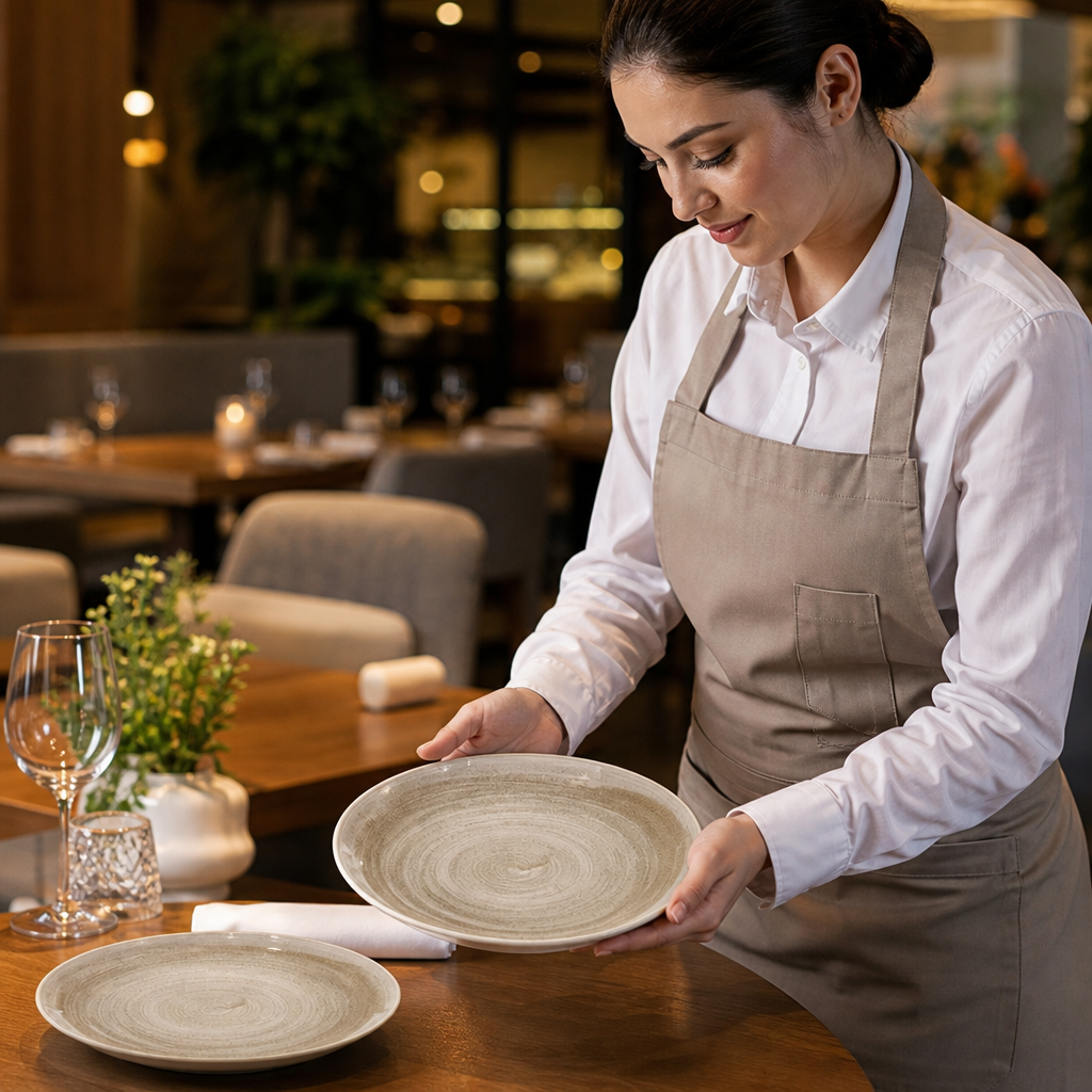 Coupe Plates 288mm Porcelain for Commercial Use (Pack of 12)