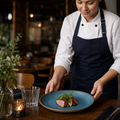 Coupe Plates 220mm Porcelain for Restaurants & Cafés (Pack of 12)
