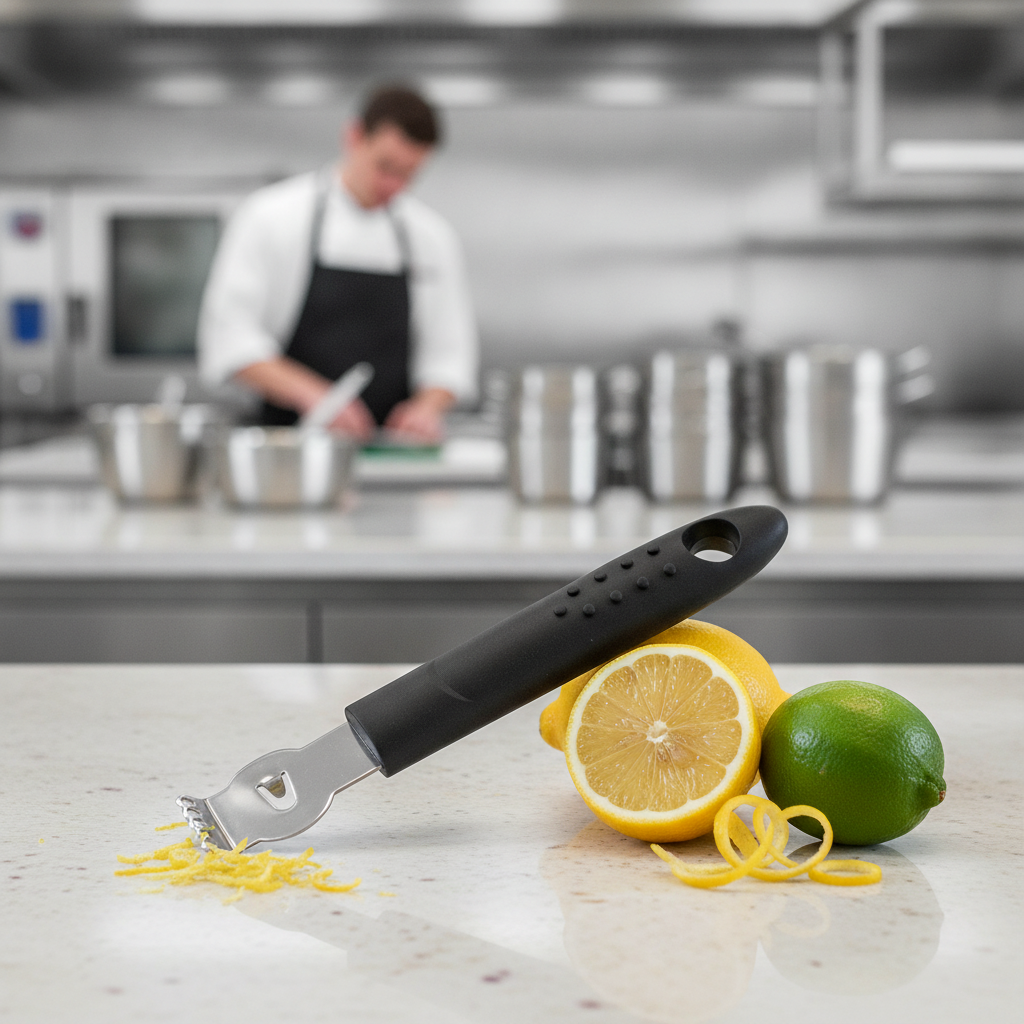Stainless Steel Zester and Canale Cutter 154mm for Cocktails