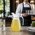 Glass Jug 1L for Easy Serving (Pack of 6)