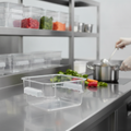 Polycarbonate Square Storage Container 1.5L for Professional Kitchens