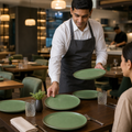 Plates 240mm Vitrified Stoneware for Restaurant Dining (Pack of 12)