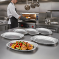 Aluminium Foil Serving Trays 14-22in for Buffets & Catering (Pack of 10)