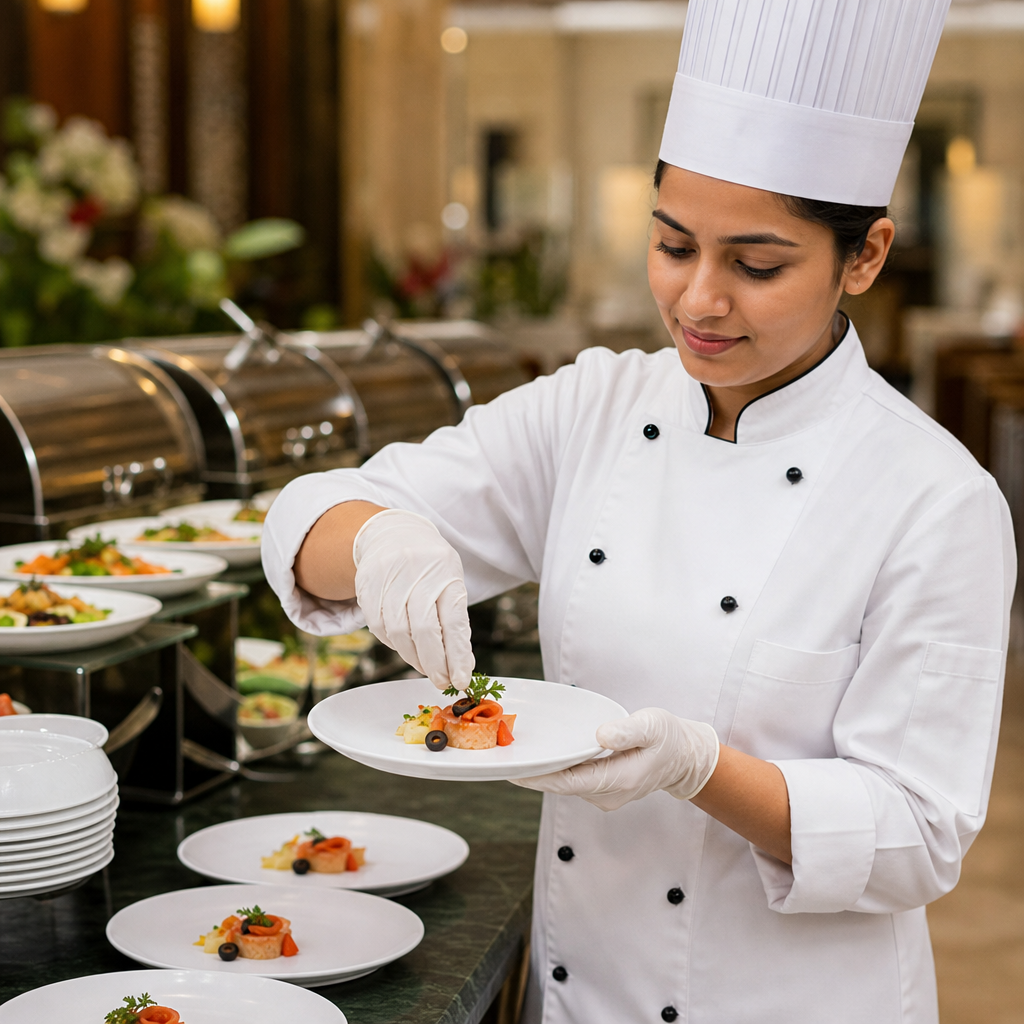 Round Plates 204mm White Melamine for Buffet Presentations (Pack of 12)