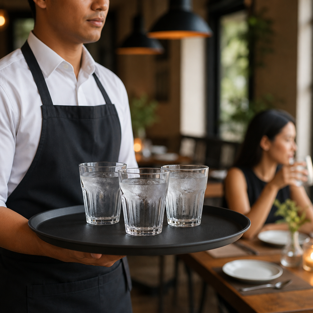 Toughened Glass Tumblers 350ml for Serving Drinks (Pack of 12)