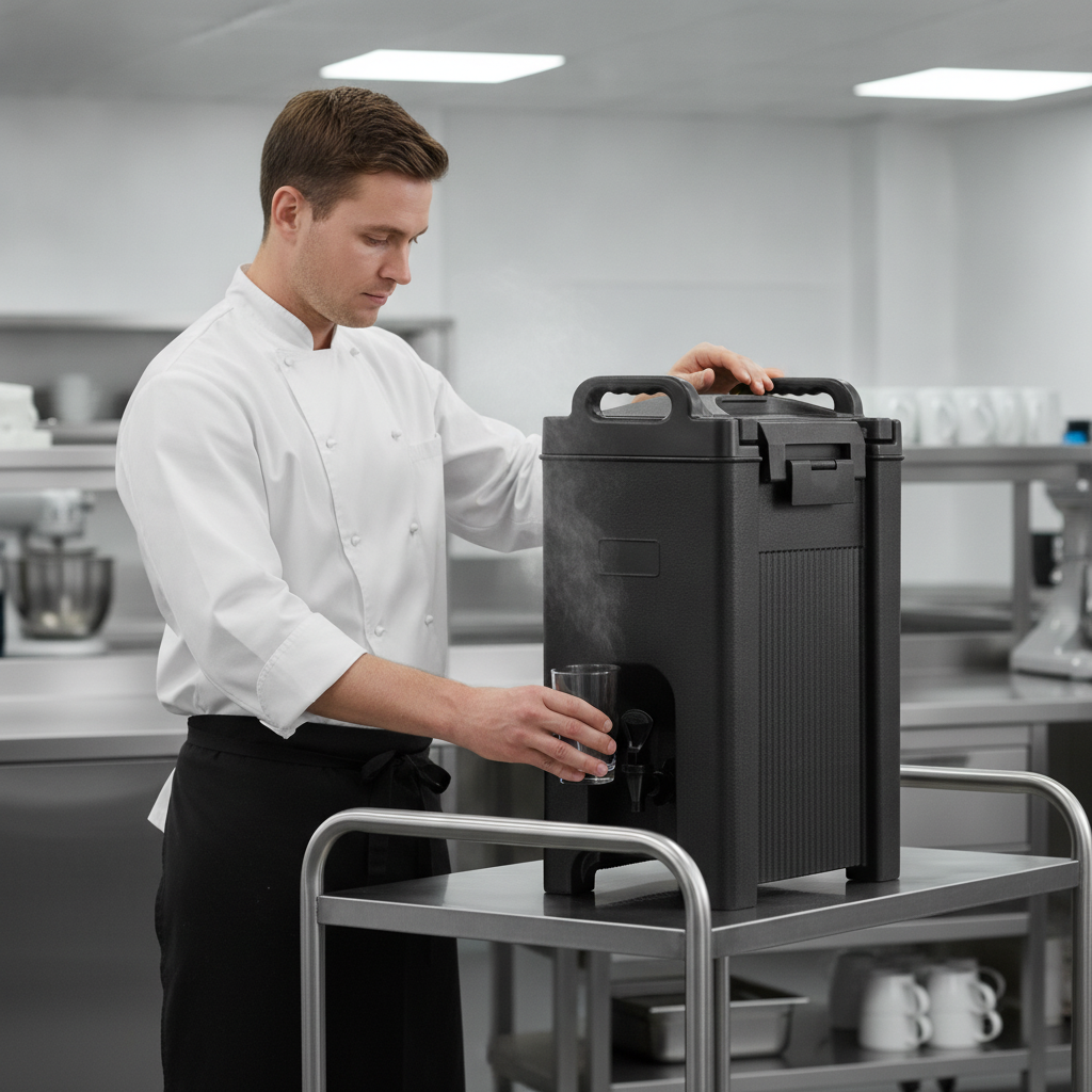 Double Wall Polyethylene Insulated Drink Dispenser 20L for Catering Events