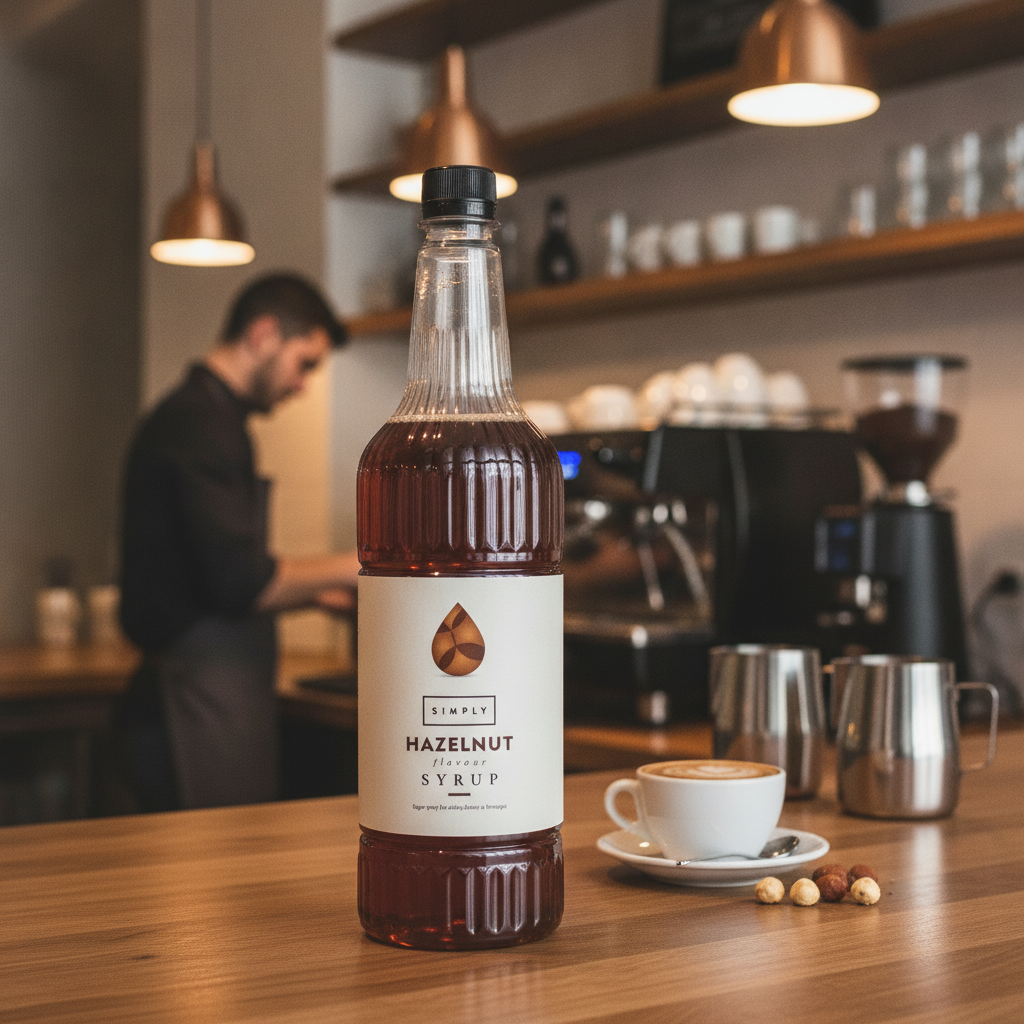 Hazelnut Syrup 1L for Coffee and Baking