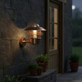 Copper Outdoor Wall Light for Patios & Entrances