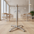 Aluminium Table Base 650x650mm for Indoor Dining Areas
