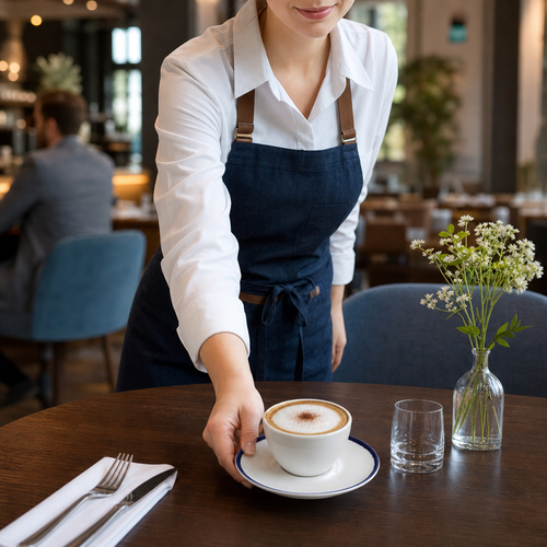 Cappuccino Saucers 158mm Vitrified Ceramic for Cafés (Pack of 12)