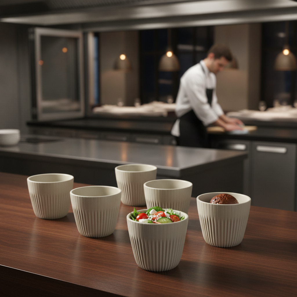 Melamine Grey Bowls 90ml for Everyday Use (Pack of 6)