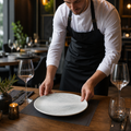 Organic Vitrified Coupe Plates 290mm Ceramic for Table Settings (Pack of 12)